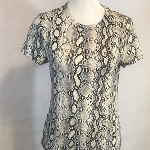 Michael Kors Short Sleeve Multi Color Top  E06